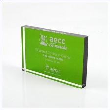 Block Trophy Methacrylate Aecc 2015